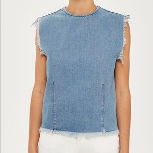 NWT TopShop denim tank